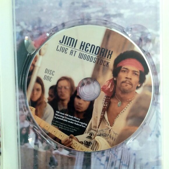 JIMI HENDRIX "Live At Woodstock" Definitive Deluxe 2-Disc DVD Set - Picture 6 of 8
